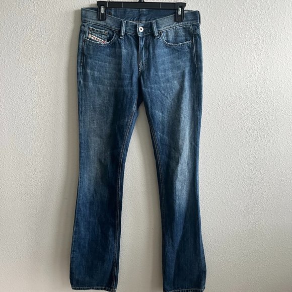 Diesel Denim - Diesel Women's Riden Medium Wash Boot Cut Jeans Size 28 x 34 Wash 0070N
